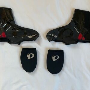 NWOT Women’s Pearl Izumi Bike Shoe Rain Cover Bundle